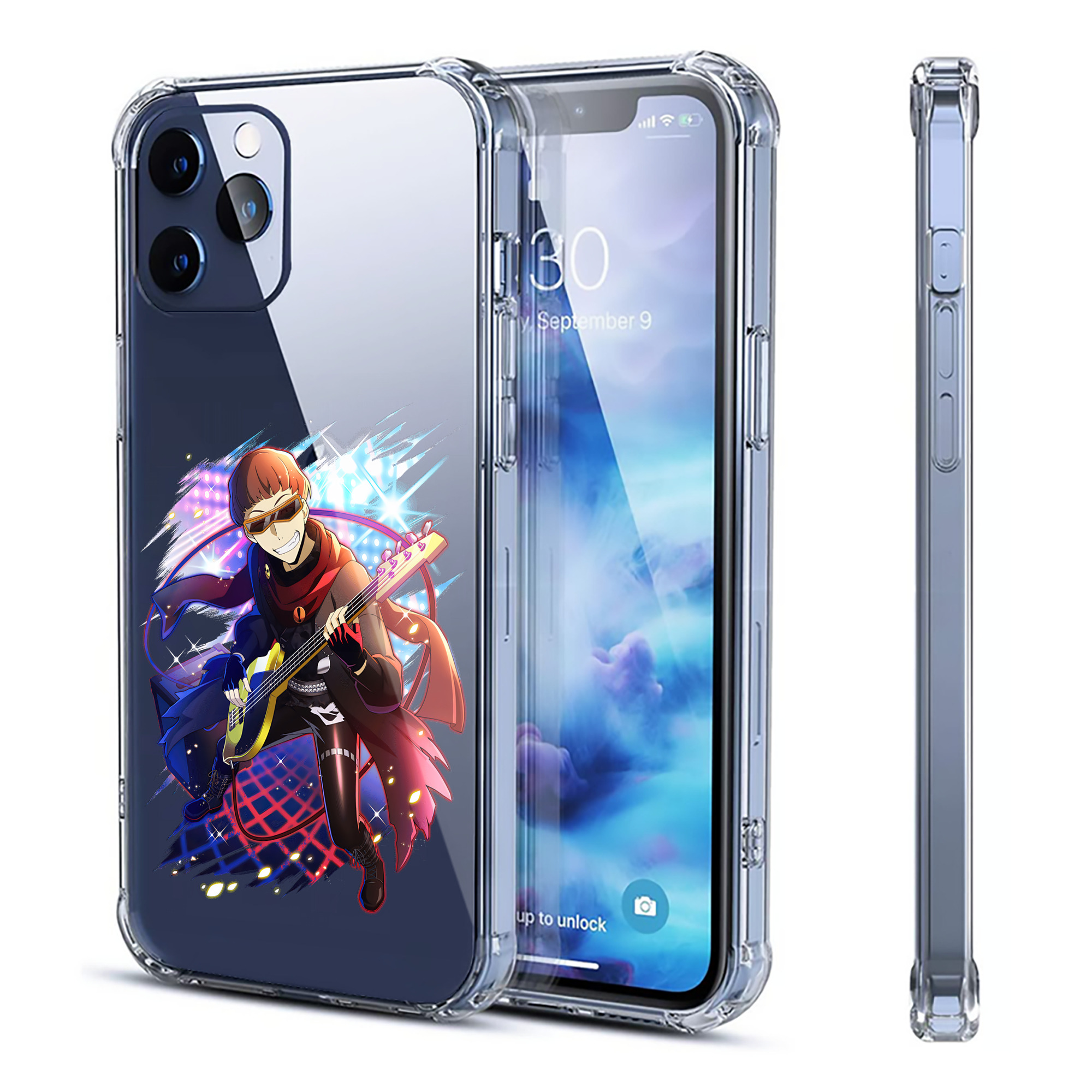 （画像用） 文豪ストレイドッグス Bungo Stray Dogs 【iPhone 12シリーズ対応】透明スマホケース（クリアソフトケース）